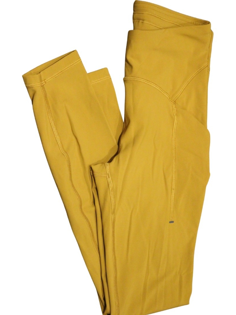 Lululemon Fast and Free Golden Yellow Leggings Size 6